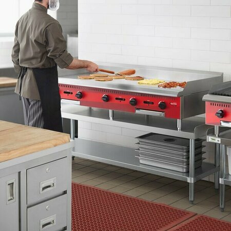 AVANTCO Chef Series CAG-60-MG 60in Countertop Gas Griddle with Manual Controls - 150000 BTU 177CAG60MG